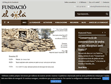 Tablet Screenshot of fundacioelsola.org